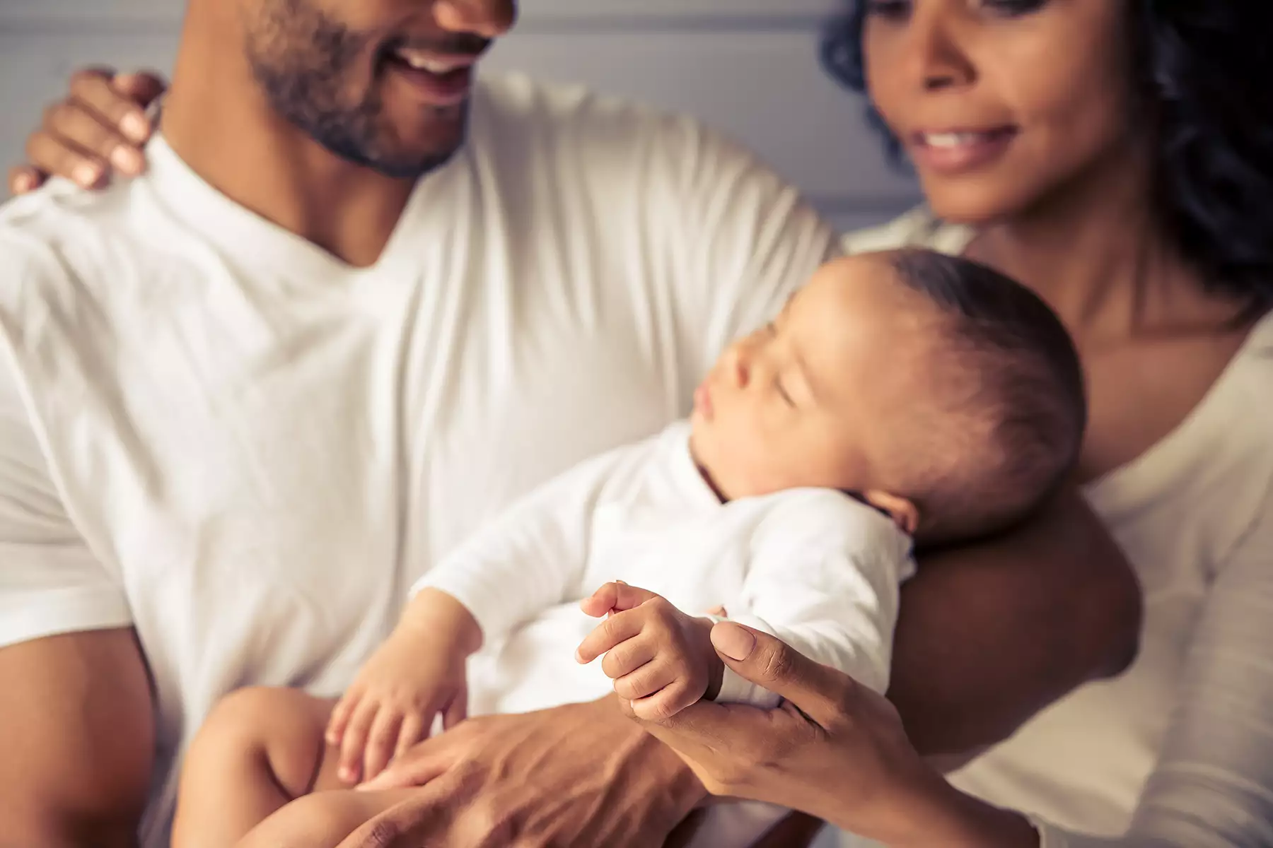 Doula Sand Couple with baby