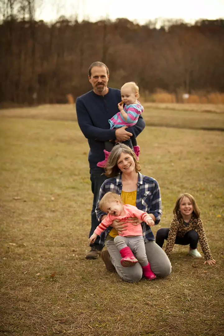 Sandra Crawford and family